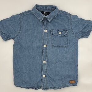 7 For All Mankind Chambray Button-Down Shirt